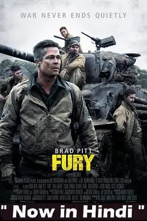 Fury (2014) Dual Audio poster